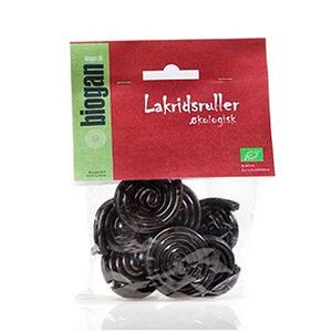 Dette er utrolig dejlig, sød og økologisk lakrids fra Biogan. Denne lakrids kaldes også lakridshjul