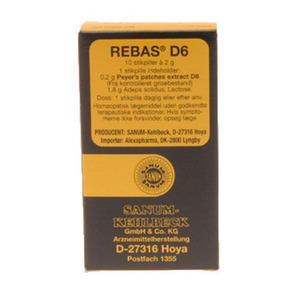 16: Rebas D6 stikpiller - 10 stk.