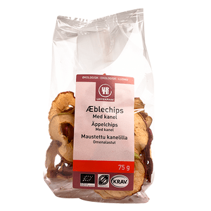 Urtekram Æblechips m. kanel