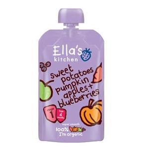 Ella's Kitchen Sweet Potatoes Pumpkin Apples + Blueberries 4 mdr