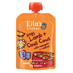 Ella's Kitchen babymos m. lam/Cous Cous, 7 mdr Ø - 130 gram