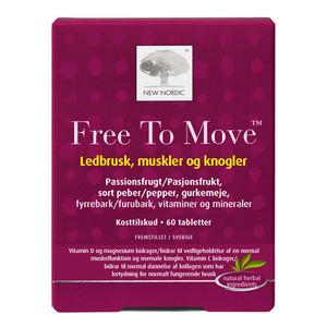New Nordic Free To Move - 60 tabletter - forside