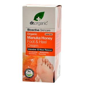Dr. Organic Manuka Honey Foot & Heel Cream - 125 ml.