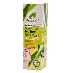Dr. Organic tea tree Face wash - 200 ml.