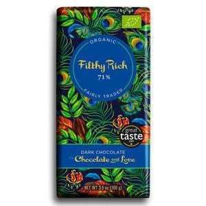 Chocolate and Love Chokolade Rich dark 71% Ø - 80 gr.