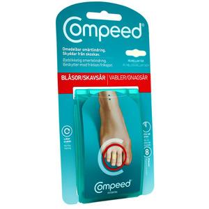 Compeed Vabel Plaster (på/ml. tæer) - 8 stk.