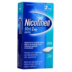 14: Nicotinell Tyggegummi (Mint) 2mg - 24 stk