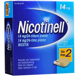 Nicotinell Nikotin Depotplastre 14 mg/24 timer - 21 stk