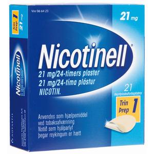 Nicotinell Nikotin Depotplastre 21 mg/24 timer - 21 stk