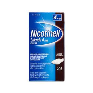 Nicotinell Tyggegummi (Lakrids) 4mg - 24 stk