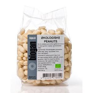 Biogan Peanuts rå Ø - 200 gram