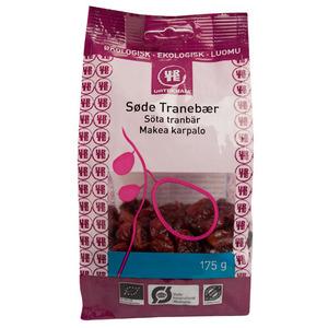 Urtekram Tranebær snack Ø - 175 gr