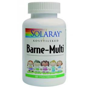 Solaray Barne-Multi Tyggetablet - 100 stk.