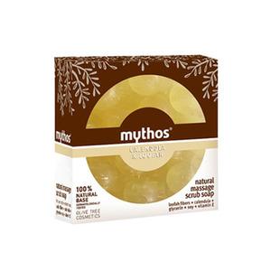 massage sæbe fra mythos med morgenfrue/calendula og loofah