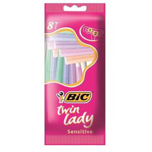 Bic Twin Lady Sensitive engangskrabere - 8 stk