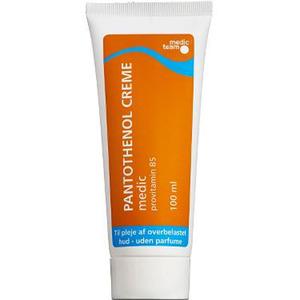 Pantothenol creme indeholder 5% vitamin B5 og er specielt god til overbelastet hud.