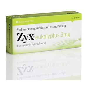 Zyx eukalyptus - 20 sugetabletter