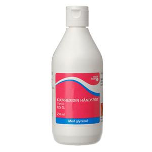 Klorhexidin håndsprit glycerol - 250 ml