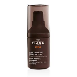 Nuxe Men Eye Cream er en multifunktionel øjencreme. Den både reducerer poser, mørke rande og beskytter desuden huden mod for tidlig ældning.