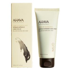 Ahava Dermud Intensive Hand Cream fugter og blødgør tørre og sprukne hænder for øjeblikkelig lindring og komfort.