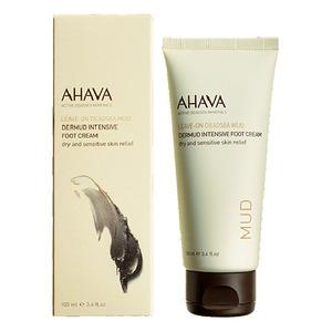 Ahava Dermud Intensive Foot Cream giver intensiv pleje til tørre og ru fødder, samtidig med at den forebygger fremtidig udtørring.