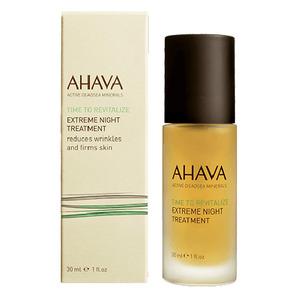 Ahava Extreme Night Treatment er en koncentreret og nærende natbehandling der forbedrer hudens fasthed og reducerer rynker.