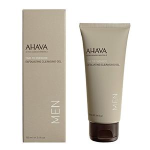Ahava Men Exfoliating Cleansing Gel er en daglig micro-scrub som fjerner snavs før barbering.