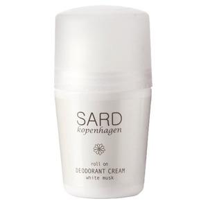 SARD Deodorant Roll-On Cream er en mild og effektiv deodorant med en duft af White Musk.