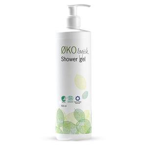ØKOlogisk showergel er en badesæbe der fugter og renser huden. Shower gel pumpeflaske
