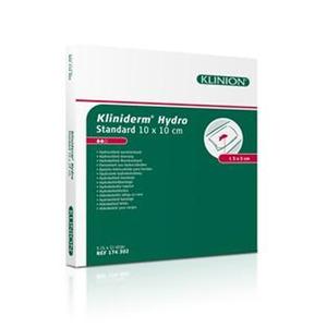 Kliniderm Hydrocolloidbandage (standard) bruges til behandling og beskyttelse af sår - Denne variant måler 10x10cm