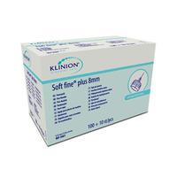 Klinion Soft Fine Plus penkanyle - 110 stk - 8 mm