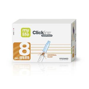 MyLife Clickfine Autoprotect penkanyle, steril, 8 mm - 100 stk.