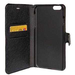 Flip-side mobilcover i ægte læder og slim design til Samsung Galaxy S6 Edge