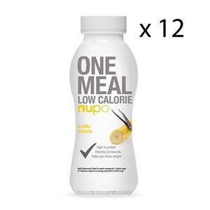 Nupo One Meal shake - Vanilje & Banan - 12 x 330 ml