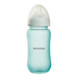 Mininor glassutteflaske m. varmesensor 2 mdr+