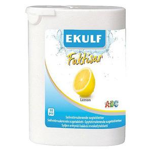 #3 - EKULF Fuktisar, Lemon  - 30 sugetabletter