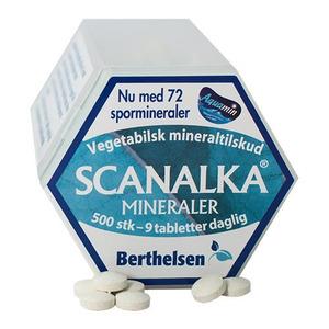 Berthelsen scanalka mineraler 500 tabletter