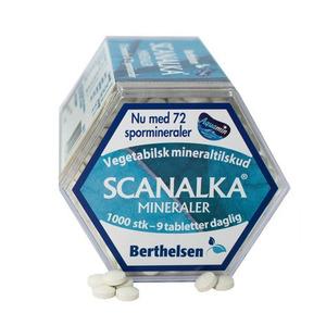Berthelsen Health Group, Berthelsen scanalka Mineraler - 1000 tabletter Billede af Berthelsen Health Group, Berthelsen scanalka Mineraler - 1000 tabletter