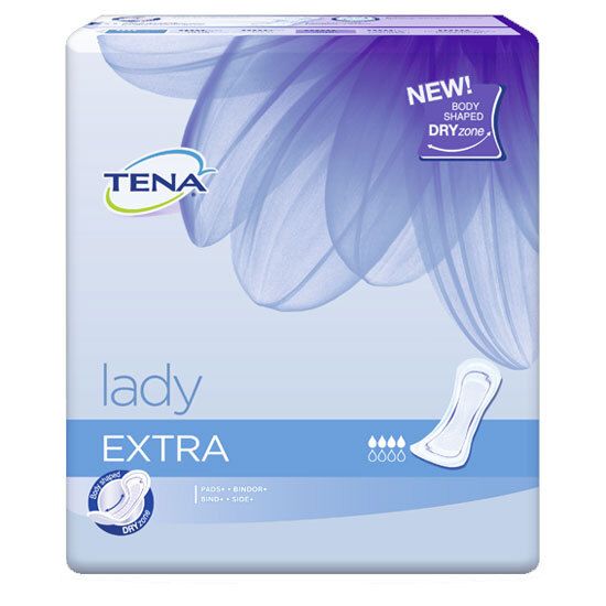 Køb TENA Lady Extra inkontinensbind - 10 stk. hos Med24.dk