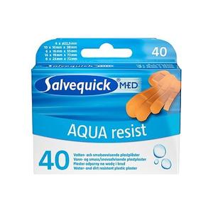 SalvequickMED Aqua Resist Plaster - Mix - 40 stk plastre i forskellige størrelser