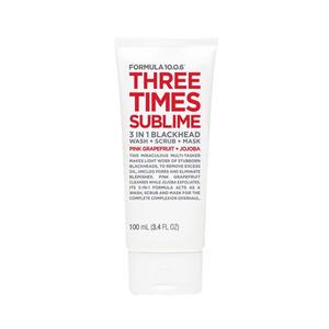 Formula 10.0.6 Three Times Sublime 3in1 Blackhead - 100 ml ansigtsmaske