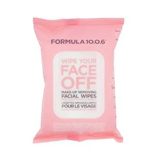 Formula 10.0.6 Wipe Your Face Off Makeup Wipes - 25 stk makeupfjerner