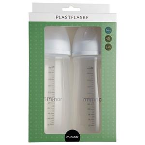 Mininor Wide-Neck sutteflaske - 320ml - 2 pak