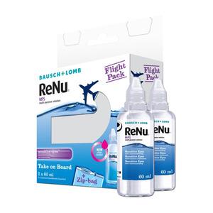 ReNu Multi-Pupose Flight Pack - 2 x 60 ml rensevæske