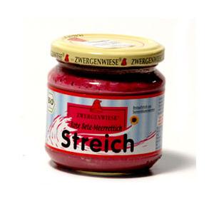 Zwergenwiese Streich Rødbede-Peberrod, smørepålæg Ø - 180 gram