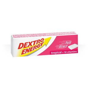 Dextro Energy - Tropical - 14 tabletter druesukker med smag