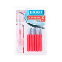 Ekulf PH Professional Mellemrumsbørste - 18 stk - 0,5 mm - Rød