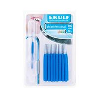 Ekulf PH Professional Mellemrumsbørste - 18 stk - 0,6 mm - Blå