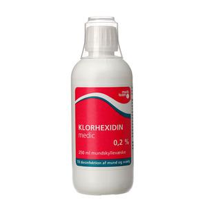 Klorhexidin mundskyl 0,2% (Meda) - 250 ml