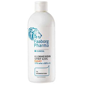 12: Faaborg Pharma Klorhexidin, farvet sprit 0,5% - 500 ml